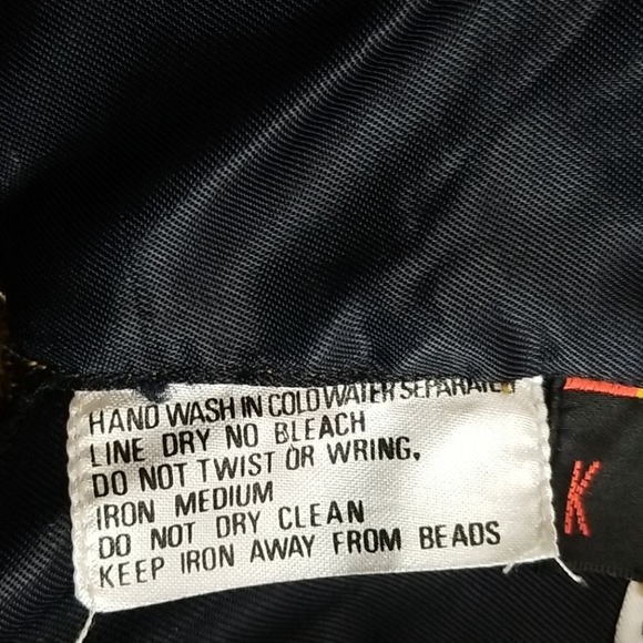 KENAR BEADED FRONT VEST SIZE LGE - Picture 8 of 8